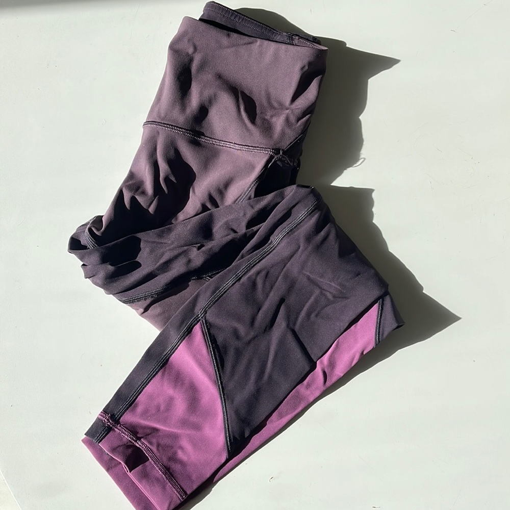 Purple and Pink Lululemon Leggings